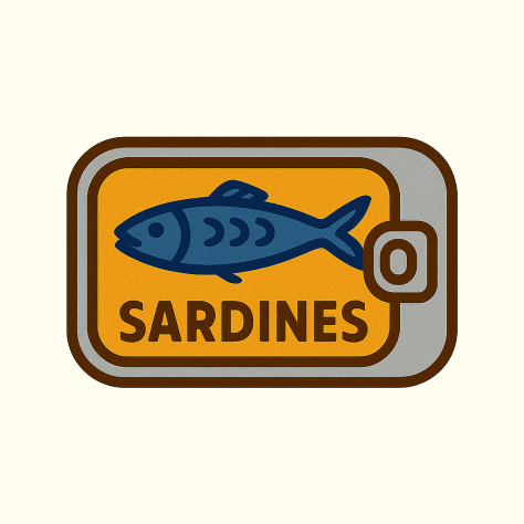 Sardines in blik